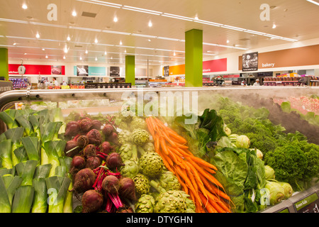 All'interno di Morrisons supermercato a Tunbridge Wells Foto Stock