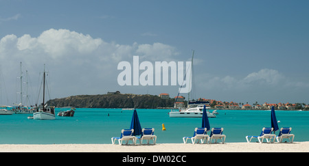 Spiaggia in Isole Vergini Foto Stock