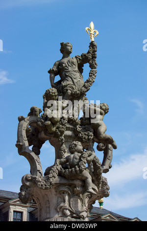 La scultura nella Orangerie, Schlossgarten o il giardino del castello, Fulda Hesse, Germania Foto Stock