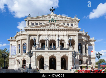 Alte Oper, opera house, Westend, Frankfurt am Main, Hesse, Germania Foto Stock