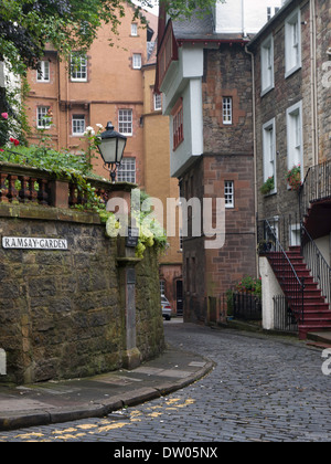 Ramsay giardini, Castlehill, Edimburgo Foto Stock