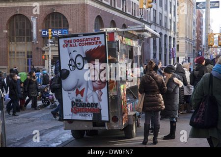 Fornitore di prodotti alimentari su Spring Street nel quartiere di Soho, New York. Foto Stock