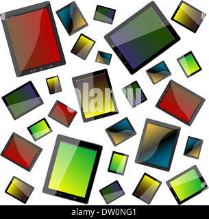 Tablet PC seamless sfondo Foto Stock