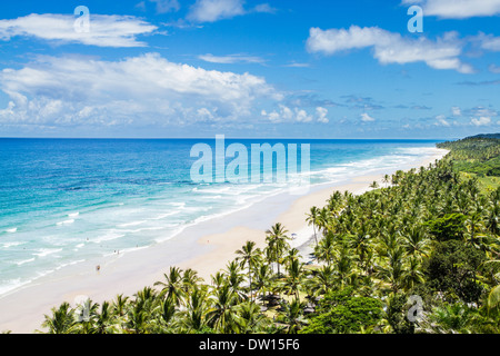 Spiaggia di Itacarezinho. Itacare, Bahia, Brasile. Foto Stock