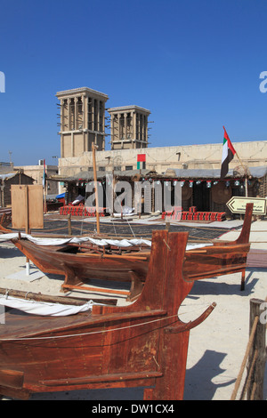 Emirati Arabi Uniti Dubai, Shindagha Area, il villaggio del patrimonio culturale, Foto Stock