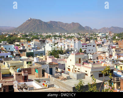 Udaipur città - il Rajasthan in India Foto Stock