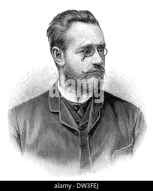 Carl Auer Freiherr von Welsbach, 1858 - 1929, un scienziato austriaco ed inventore, Foto Stock
