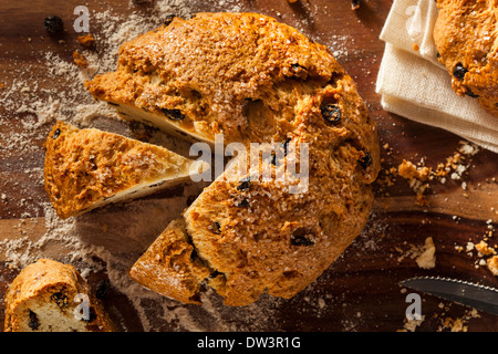 Traditional Irish Soda pane per il giorno di San Patrizio Foto Stock