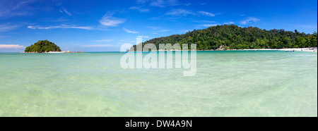 Coral Beach sull Isola di Pangkor, Perak, Malaysia Foto Stock