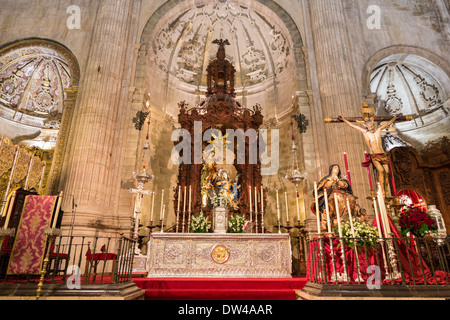 Interno della cattedrale di Ronda Foto Stock