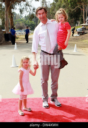 Jerry O'Connell, Charlie Tamara Tulip O'Connell, Dolly Rebecca Rose O'Connell terzo annuale di Veuve Clicquot Polo Classic - Fuori gli arrivi al Will Rogers State Historic Park Pacific Palisades, California - 06.10.12 Dove: Pacific Palissades, California, Onu Foto Stock