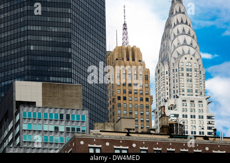 Il Chrysler building in Manhattan New York City Nord America Foto Stock