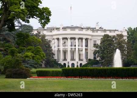La casa bianca a Washington DC, Stati Uniti d'America Foto Stock