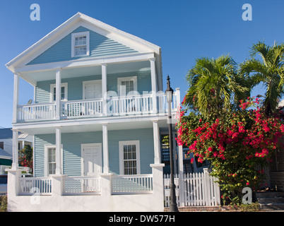 Key West case colorate, Florida, Stati Uniti d'America Foto Stock
