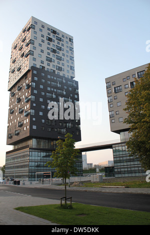 'La Liberté' edificio di Groningen nei Paesi Bassi, dal rinomato architetto francese Dominique Perrault Foto Stock