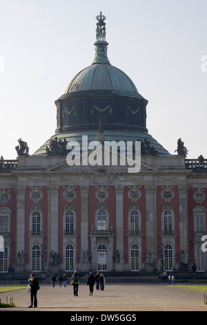 Nuovo palazzo nel Parco Sanssouci Foto Stock