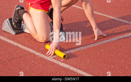 pronto per iniziare Foto Stock