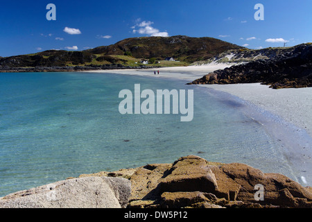 Camusdarach spiaggia vicino Arisaig, Morar Foto Stock