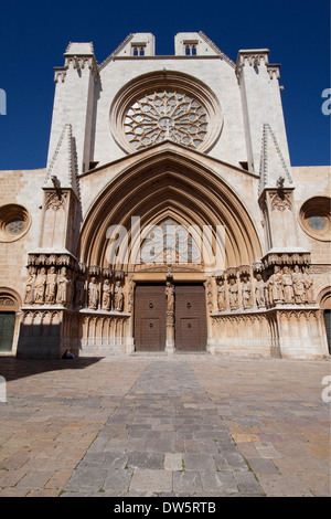 Cattedrale di Santa Maria di Tarragona, in Catalogna, Spagna. Foto Stock