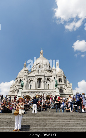 Il Sacre Coeur di Parigi Foto Stock