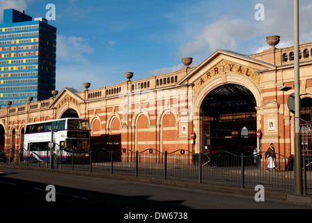 Leicester stazione ferroviaria, Leicestershire, England, Regno Unito Foto Stock
