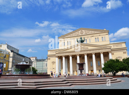 Teatro Bolshoi di Mosca, Russia Foto Stock