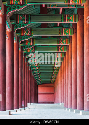 Palazzo di Changdeokgung a Seul, in Corea del Sud. Foto Stock