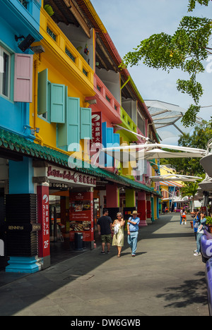 Il Clarke Quay, Singapore Foto Stock