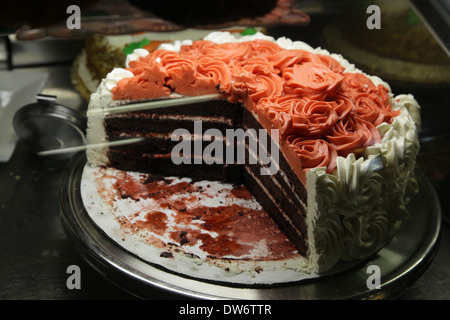 Tortine al display Manducatis ristorante rustica in L.I.C regine Foto Stock