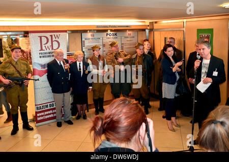 "I soldati reietti' - Polacco National Memorial Day - anti-comunista forze della metropolitana dopo 1944 Credit: Marcin Libera/Alamy Live News Foto Stock