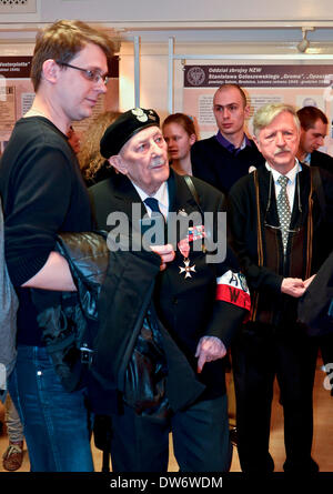 Mjr. Marian Pawełczak ps. "Morwa" -"i soldati reietti' - Polacco National Memorial Day - anti-comunista forze della metropolitana dopo 1944 Credit: Marcin Libera/Alamy Live News Foto Stock