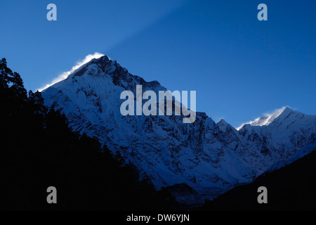 I picchi del Ganesh Himal gamma, Nepal. Foto Stock