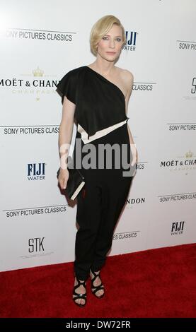 Los Angeles, Stati Uniti d'America. 1 marzo 2014. Cate Blanchett presso gli arrivi per Sony Pictures Classics (SPC) Pre-Oscars Cena, STK Ristorante, Los Angeles, CA 1 marzo 2014. Credito: Everett Collection Inc/Alamy Live News Foto Stock