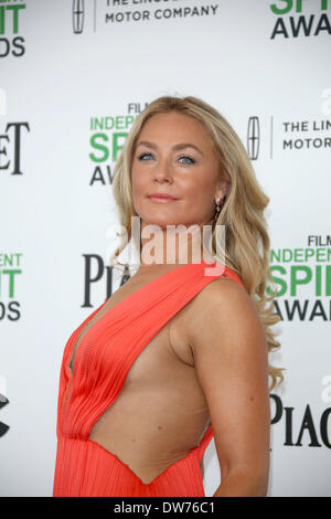 L'attrice Elisabeth Rohm il film lo spirito indipendente Awards a Santa Monica Beach a Los Angeles, Stati Uniti d'America, il 01 marzo 2014. Foto: Hubert Boesl/dpa - nessun filo SERVICE - Foto Stock