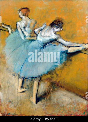 Edgar Degas, ballerini a barre. Circa 1900. Olio su tela. Collezione Phillips, Washington, Stati Uniti d'America. Foto Stock