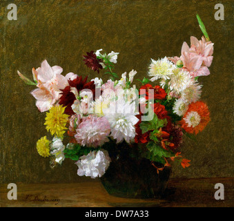 Victoria Dubour, fiori. Non datato. Olio su tela. Museo Nazionale di Arte Occidentale, Tokyo, Giappone. Foto Stock