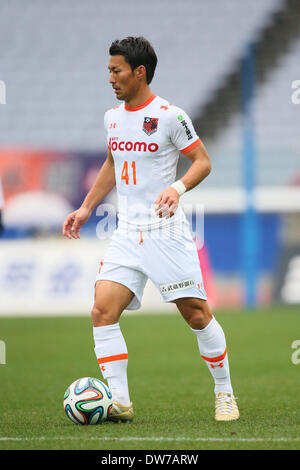 Nissan Stadium, Kanagawa, Giappone. 2 Mar 2014. Akihiro Ienaga (Ardija), 2 marzo 2014 - Calcio /Soccer : 2014 J.League Division 1 tra Yokohama f Marinos 2-0 Omiya Ardija al Nissan Stadium, Kanagawa, Giappone. © YUTAKA AFLO/sport/Alamy Live News Foto Stock