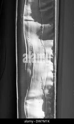 Home tende in bianco e nero Foto Stock