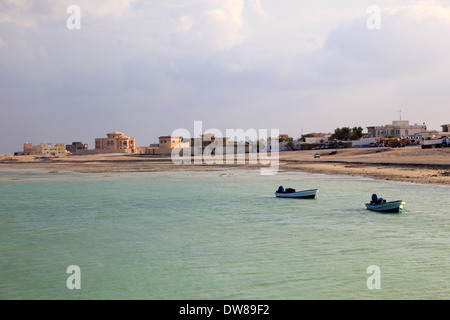 Spiaggia di Al Khor. Il Qatar, Medio Oriente Foto Stock