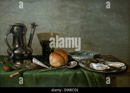 La colazione ancora vita1635 Willem Claesz. Heda 1594 - 1680 Paesi Bassi Paesi Bassi Foto Stock
