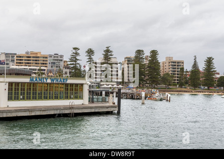 Art deco Manly Wharf Sydney Australia Foto Stock
