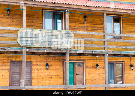 Wild West Town - Hotel Foto Stock