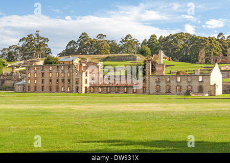 Il penitenziario, vecchio mulino di farina, Port Arthur, Tasmania, Australia Foto Stock