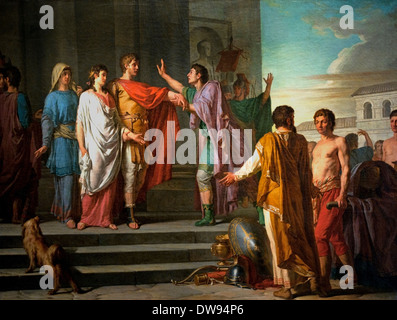 La continenza delle ( Publio Cornelio Scipione l'Africano 236-183 BC } 1788 Nicolas Guy Brenet 1728-1792 Francia - Francese Foto Stock