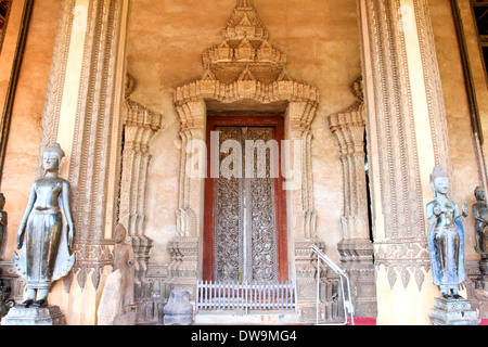 Haw Phra Kaew, Vientiane, Laos. Foto Stock