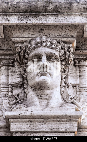 Close up di una statua in Roma, Italia. Foto Stock