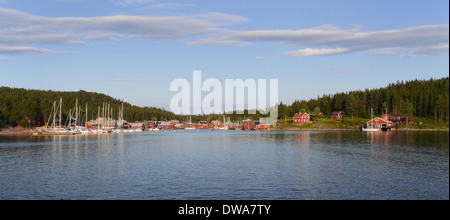 Trysunda, Höga Kusten (costa alta), västernorrlands län, Golfo di Botnia, Svezia Foto Stock