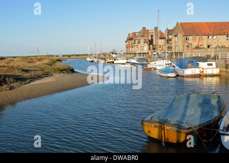 Blakeney Quay, Norfolk, Regno Unito Foto Stock