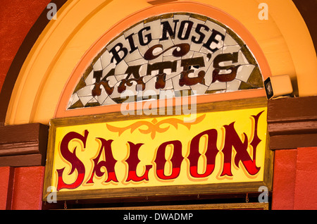 Big Nose Kate's Saloon, oggetto contrassegnato per la rimozione definitiva, Arizona USA Foto Stock