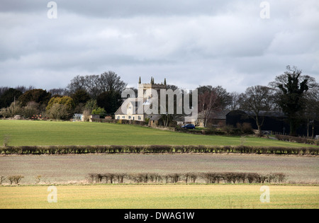 Ault Hucknall nel Derbyshire che è il più piccolo paese in Inghilterra Foto Stock